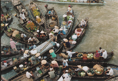 Mekong delta - floating market