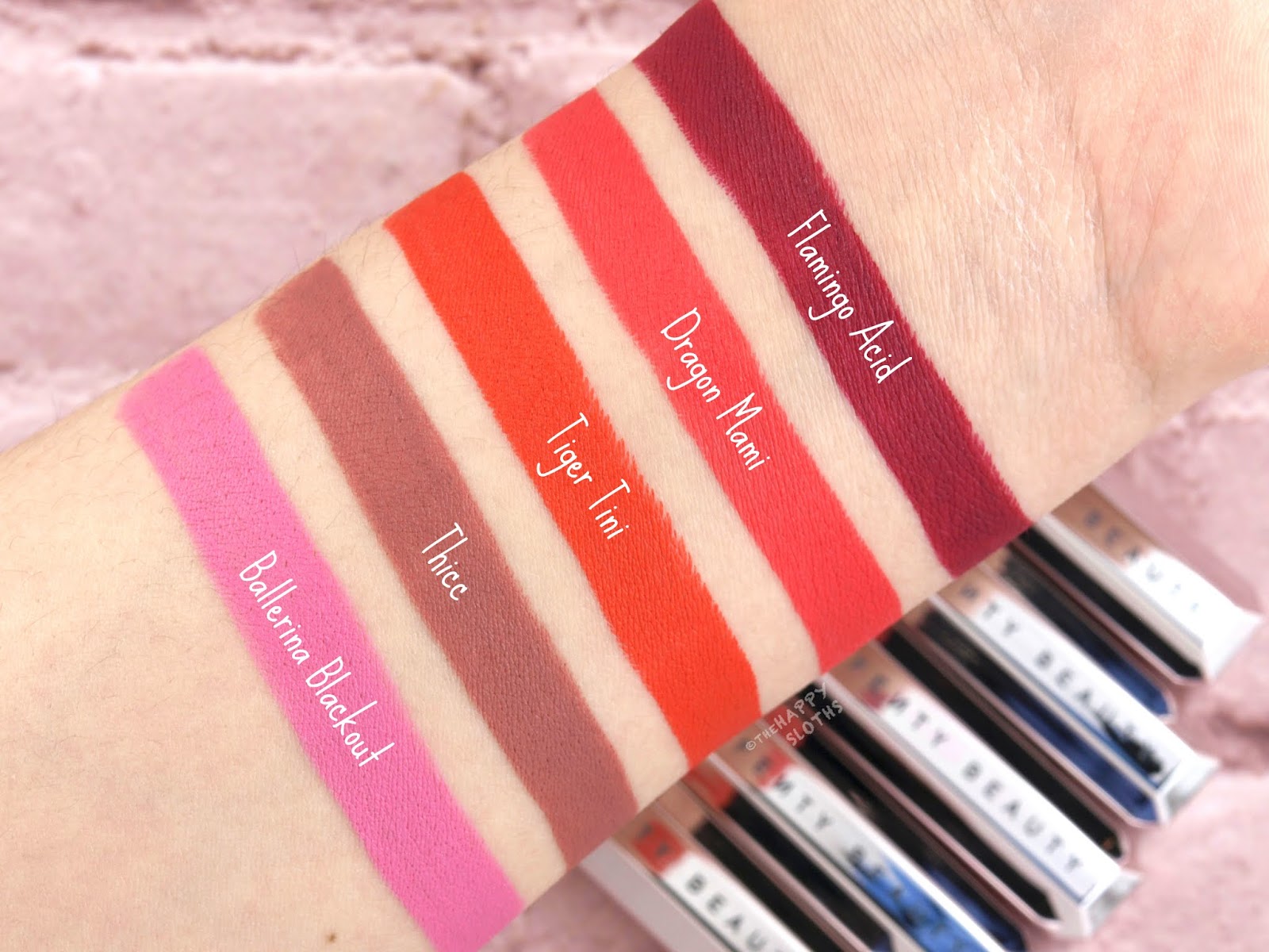 Fenty Beauty Mattemoiselle Plush Matte Lipstick shade extensions + Gloss  Bomb Swatches — Survivorpeach