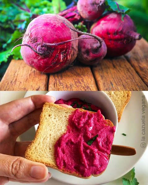 Hummus de remolacha