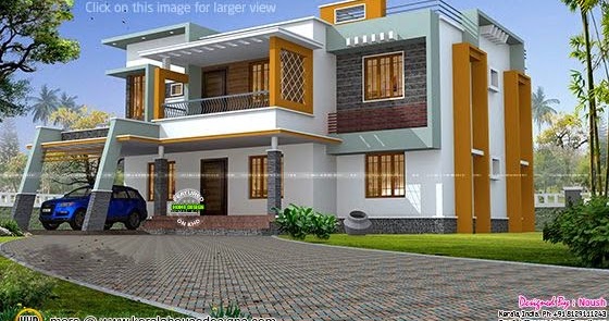 Box style house - Kerala Home Design and Floor Plans - 9K+ Dream Houses