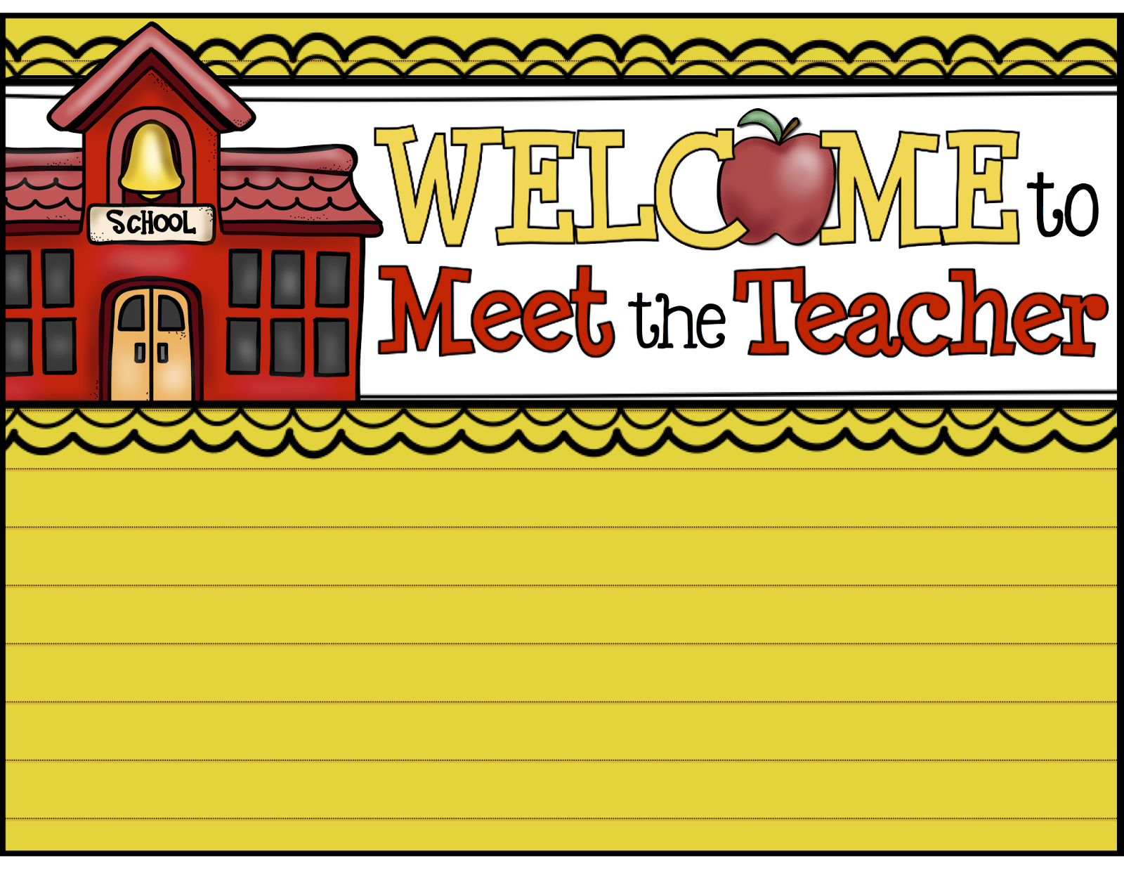 Mrs. Jones' Creation Station Meet the Teacher Powerpoint FREEBIE!