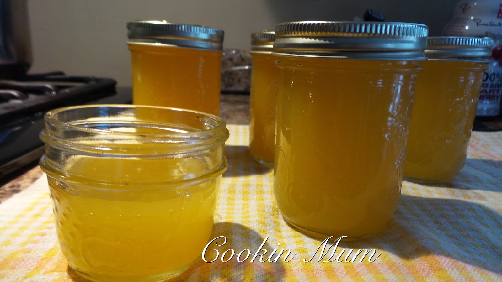 Pineapple Jelly Made with Pomona's Pectin