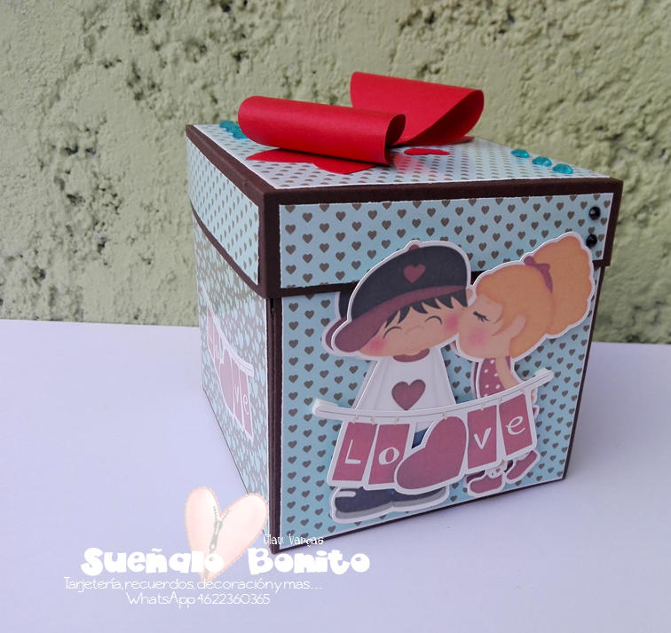 Caja explosiva para tu pareja #caja #regalo #novio #novia