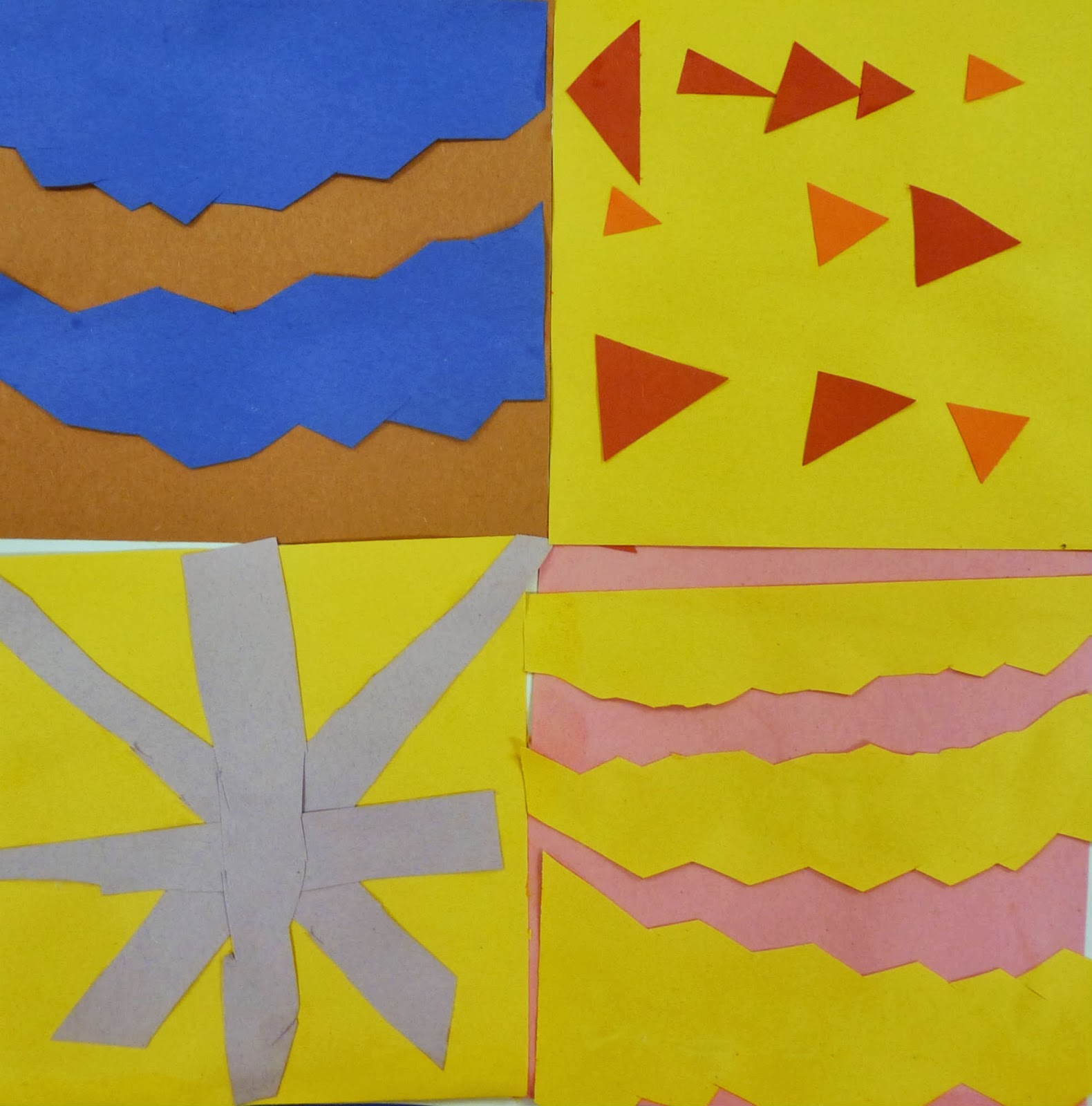 Art. Paper. Scissors. Glue! Pattern Collage