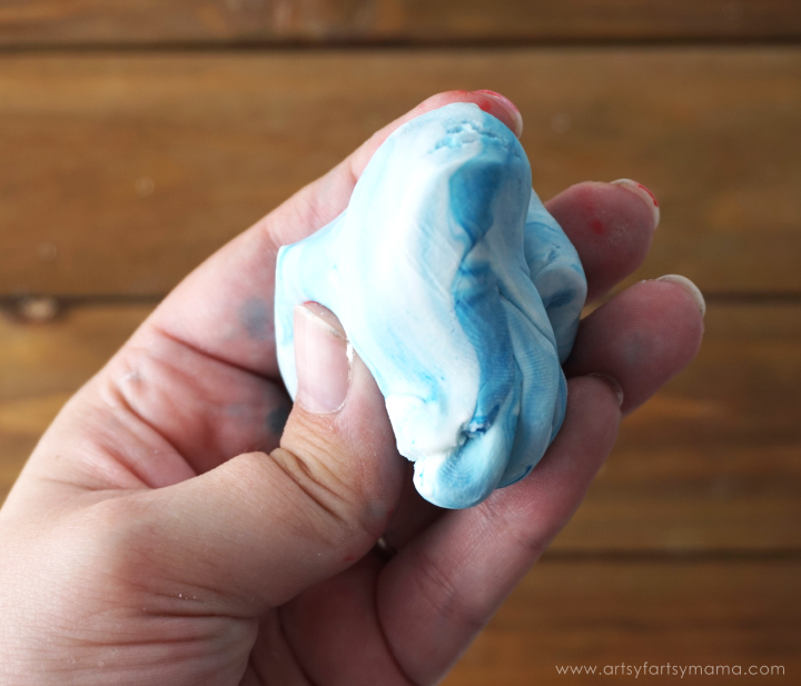 Super Soft 2-Ingredient Play Dough made with Johnson's® Baby Lotion #JohnsonsBeautyHack