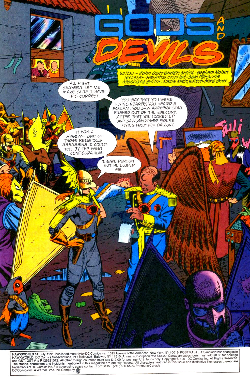 Read online Hawkworld (1990) comic -  Issue #14 - 2