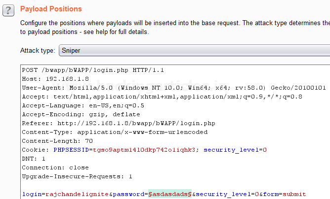 Burp Suite Payload Processing Rule