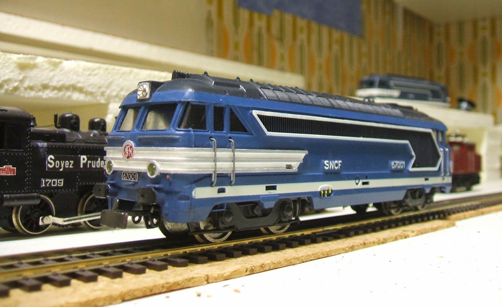 Locomotive Diesel Jouef BB 67001 SNCF Bleue - Échelle HO - Occasion