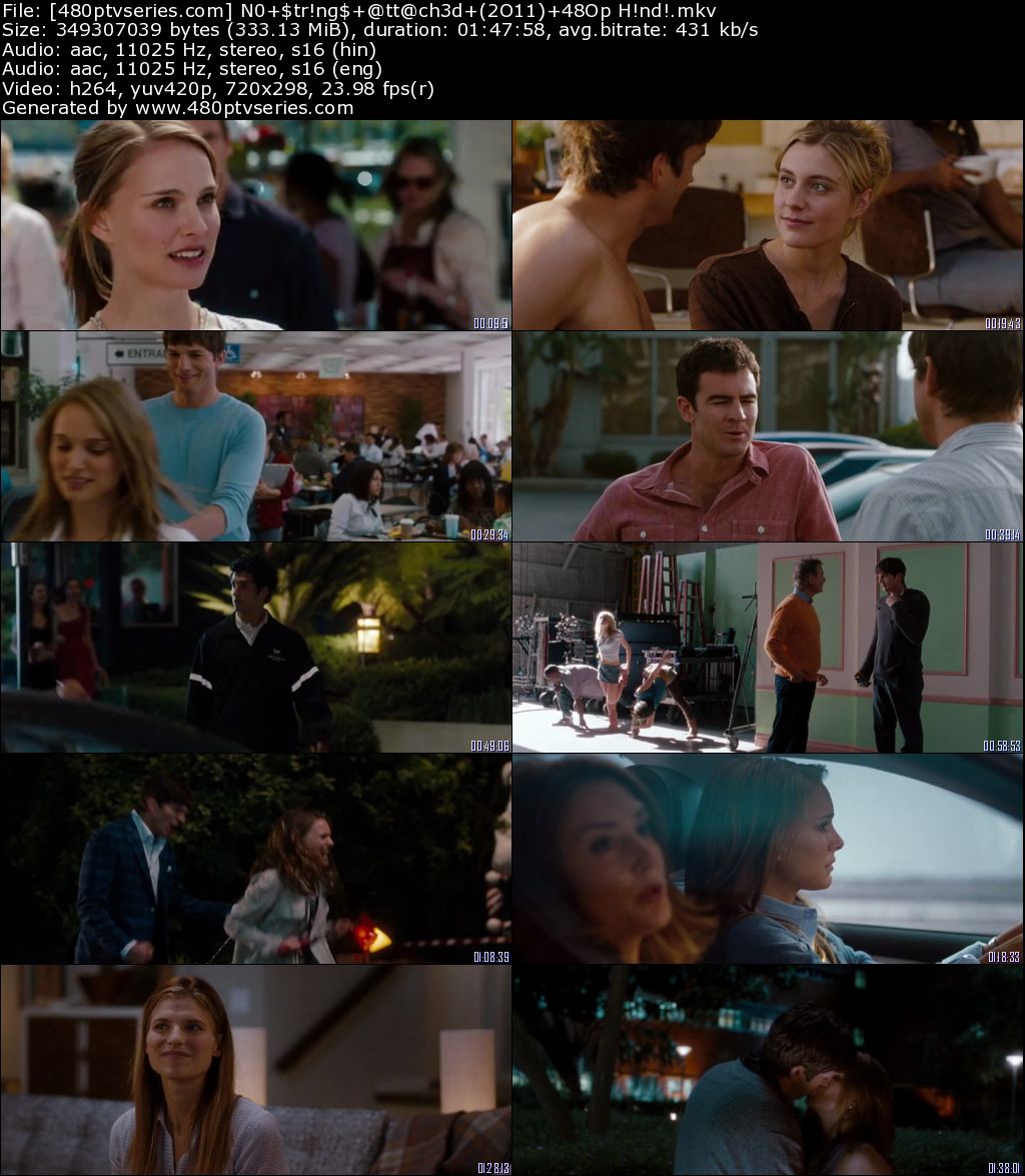 No Strings Attached (2011) 300MB Full Hindi Dual Audio Movie Download 480p Bluray Free Watch Online Full Movie Download Worldfree4u 9xmovies