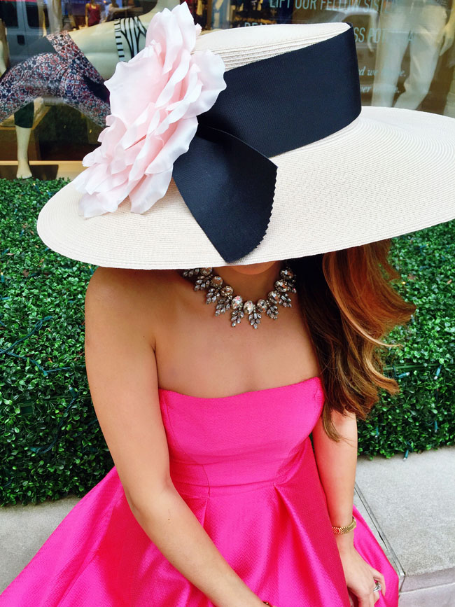 What to Wear to the Kentucky Derby? Pink Derby Style - Red Soles and ...