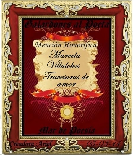 Mención Honorífica en Mar de Poesía