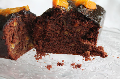 Cake de chocolate y naranja o Bizcocho de chocolate y naranja