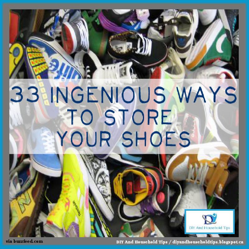 DIY And Household Tips: 33 Ingenious Ways To Store Your Shoes