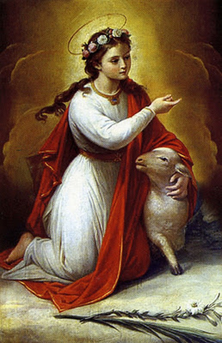 Saint & Prayer Notebook St. Agnes Feast Day January 21