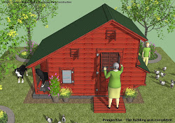 plans chicken coop combo dog construction cb100 building insulated completed perspective