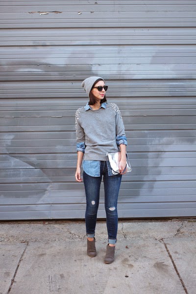 FASHION LOVE: FASHION INSPIRATIONS: WEEK END IN BLUE JEANS