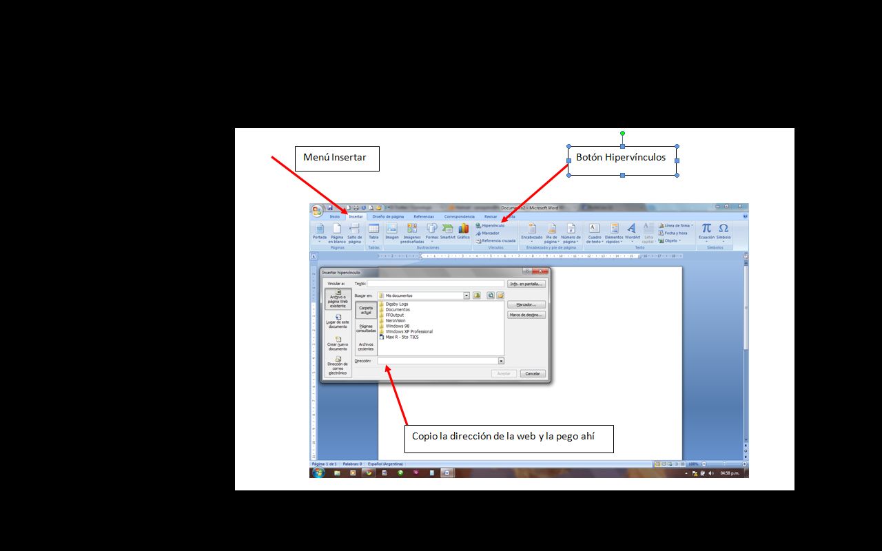 Facilando Informacion Como Crear Un Hipervinculo En Word