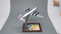 Delta Airlines Douglas DC-6, 1/144  scale model 