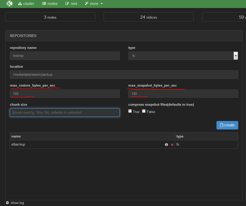 Elasticsearch backup(snapshot) and restore. (Хаотичный набор команд=))