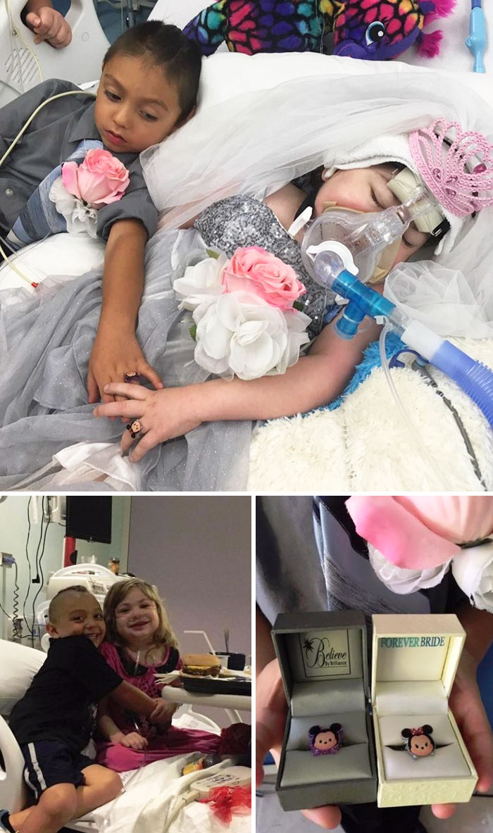 36 People's Heart-Breaking Last Wishes - Five-Year-Old Girl Suffering From Cystic Fibrosis Is Granted Her Dying Wish To ‘Marry’ Her Best Friend In Heartbreaking Wedding Ceremony Just Hours Before She Passes