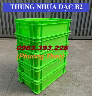 Linh, phụ kiện: Thùng nhựa đặc B2, Khay nhựa đặc chứa đồ, Khay nhựa đặc đựng đồ  5