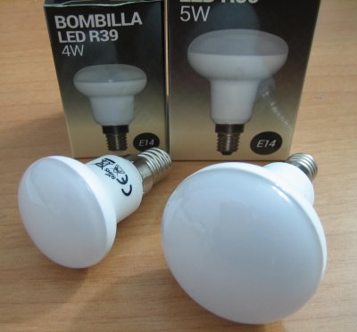 Bombilla LED casquillo E14 Reflectora R50 7W