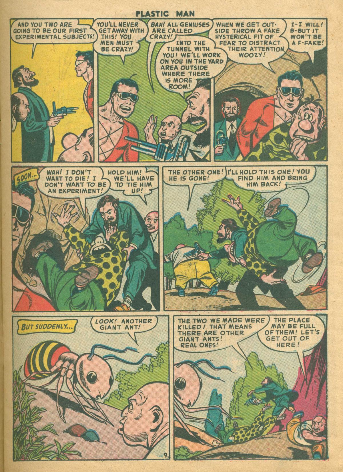 Read online Plastic Man (1943) comic -  Issue #37 - 11