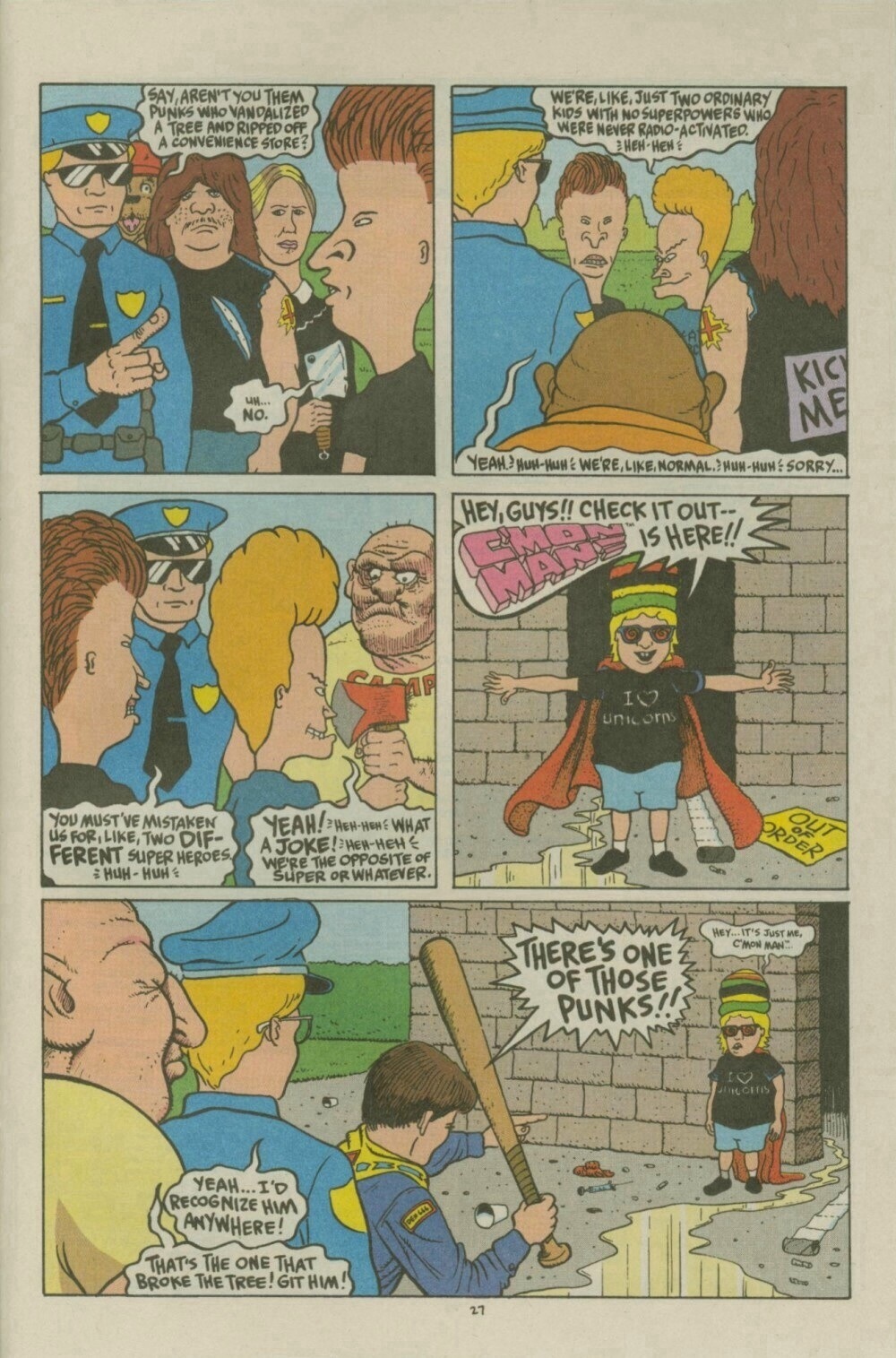 Read online Beavis and Butt-Head comic -  Issue #8 - 26