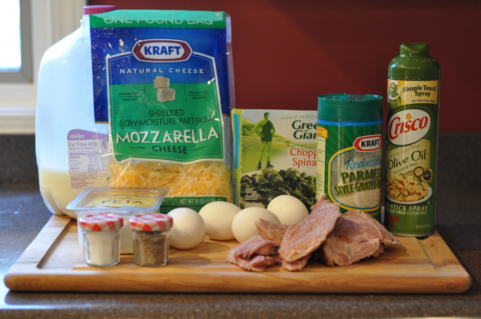 akers of love: Ham and Spinach No-Crust Quiche