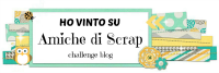 Winner at Amiche de Scraps (Italy) Sept 14