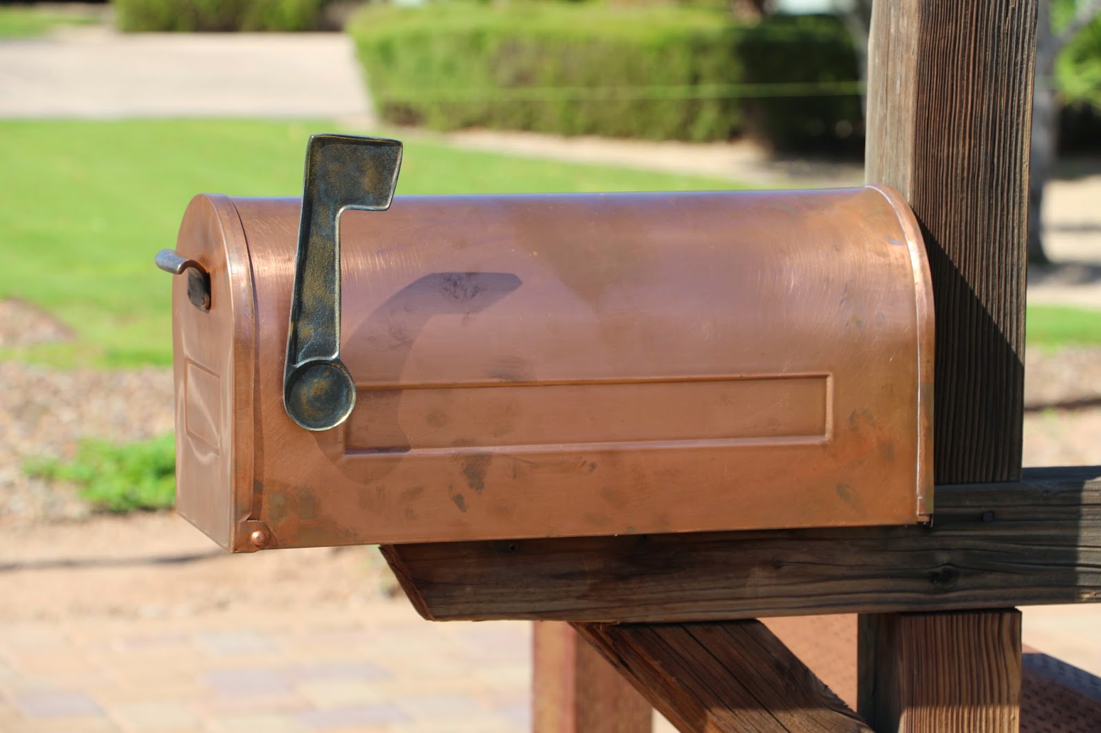 copper mailbox, unique mailboxes