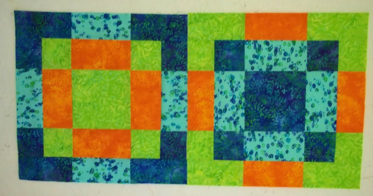 ChockABlock Quilt Blocks Disappearing 9Patch Variation