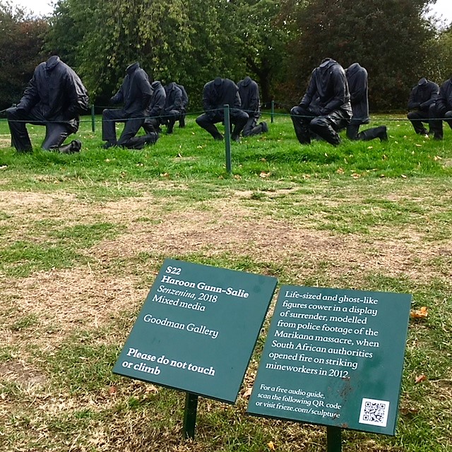 Frieze Sculpture 2018 in Regent's Park, London