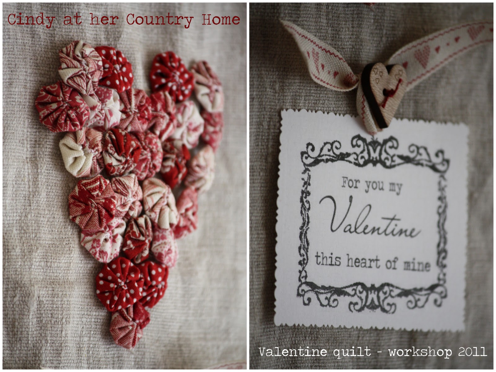 This heart of mine. Valentines Quilts. Country her.
