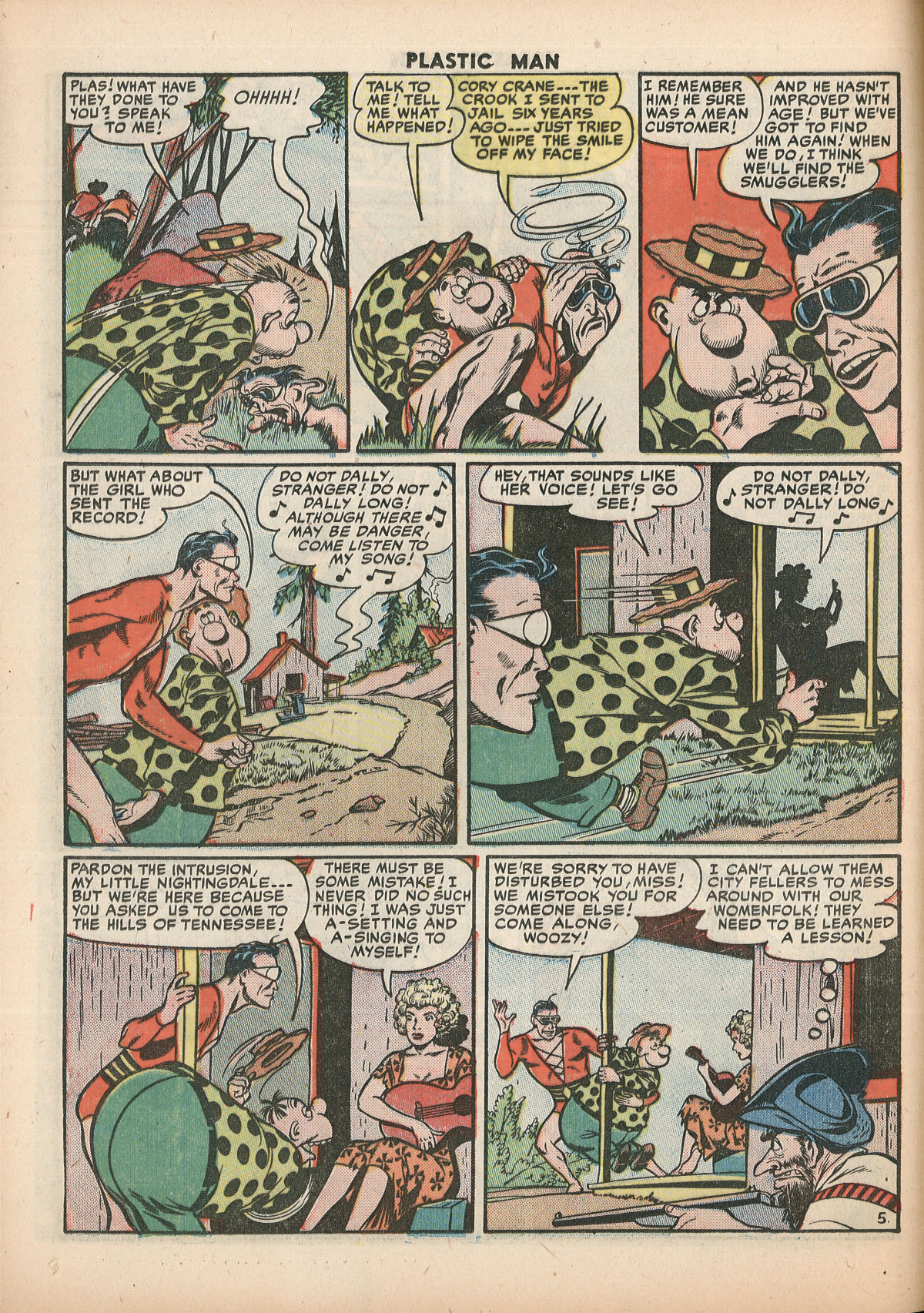 Read online Plastic Man (1943) comic -  Issue #29 - 20