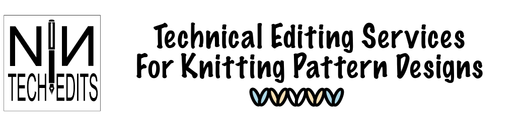 Knitting Patterns Technical Editing