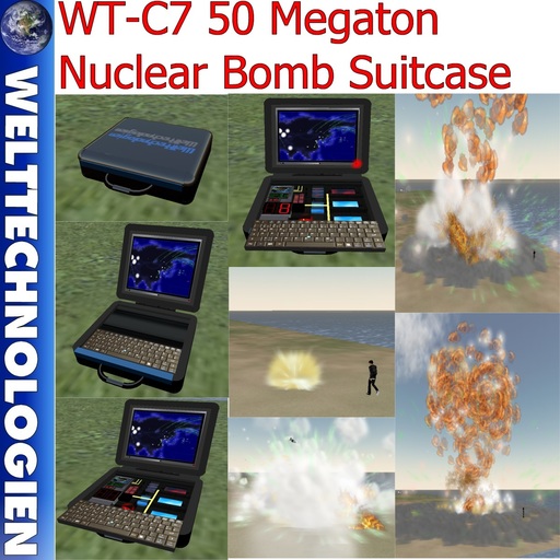 BLACK MASK WTC7 50 MEGATON NUCLEAR BOMB SUITCASE