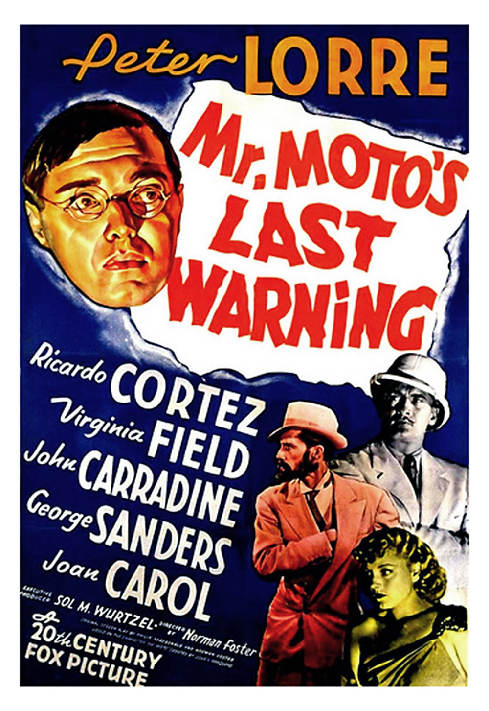 MR. MOTO'S LAST WARNING (1939) Comic Book and Movie Reviews