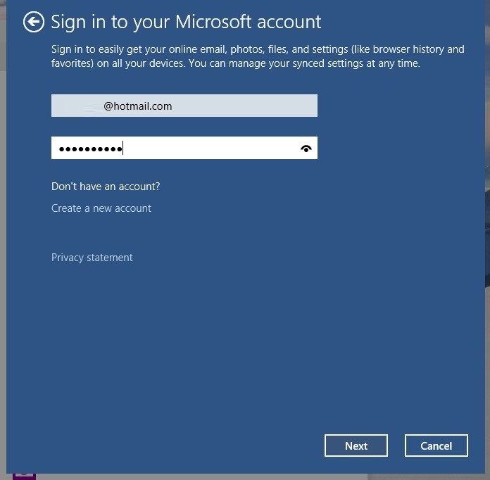 Microsoft Account Sign Up For And Create Windows 7