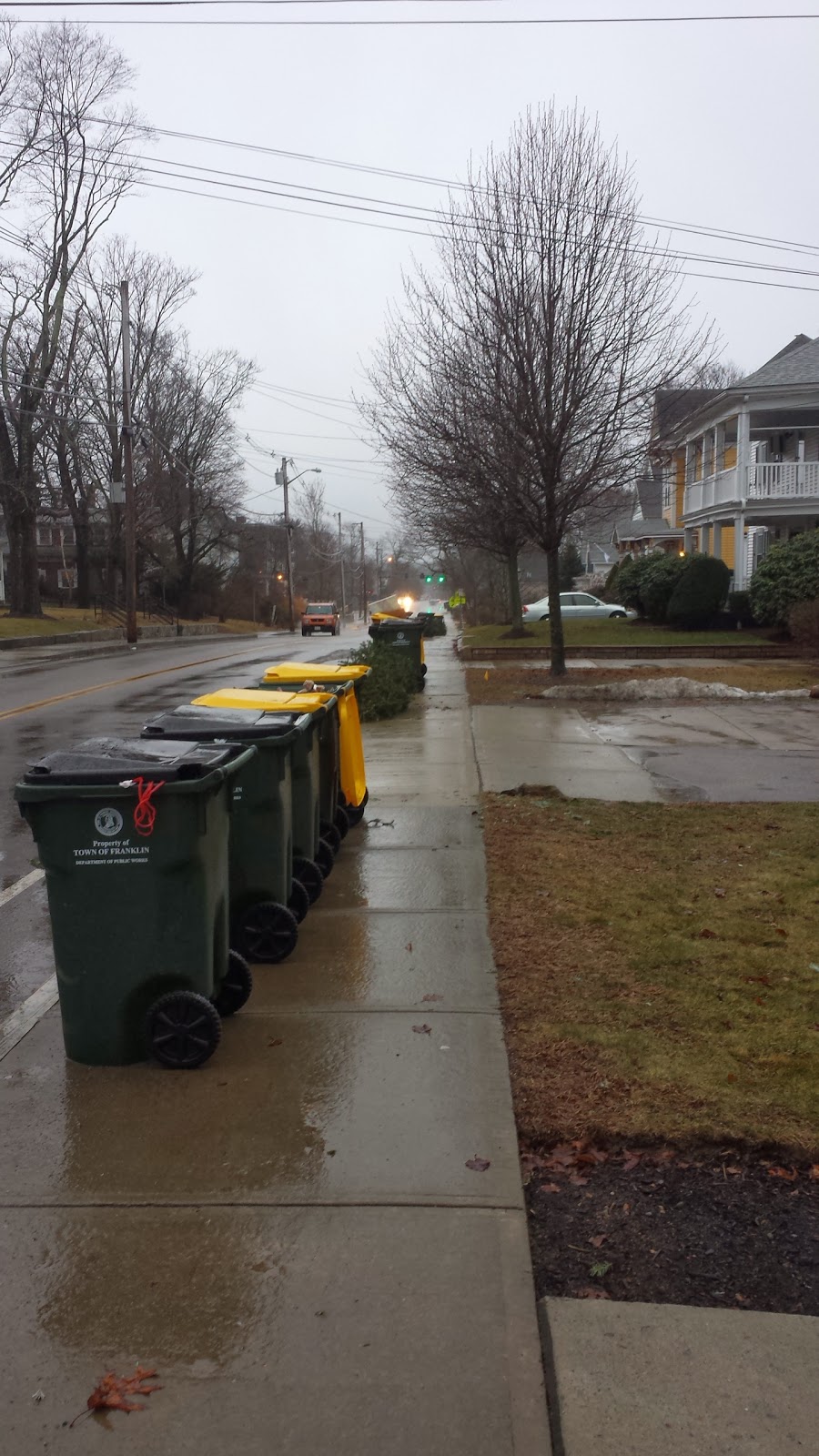 Franklin Matters Update on trash/recycle schedule