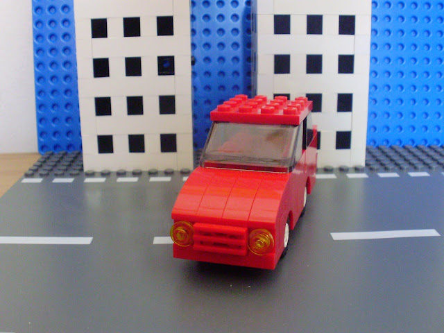 MOC LEGO Carro vermelho