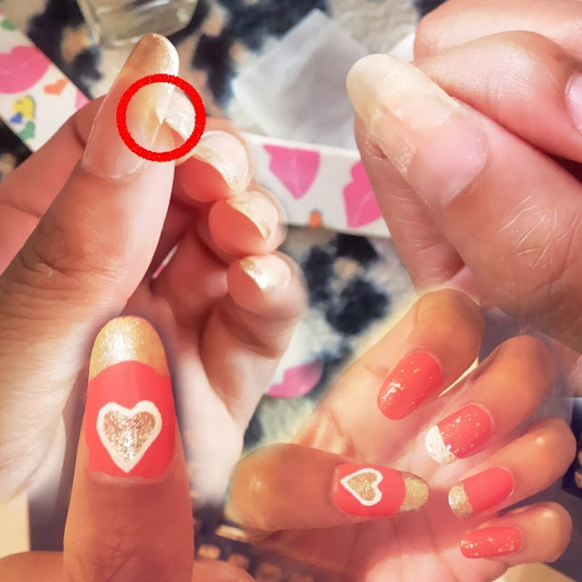 Angel La Vie My Nails Repaired with Tea Bag!