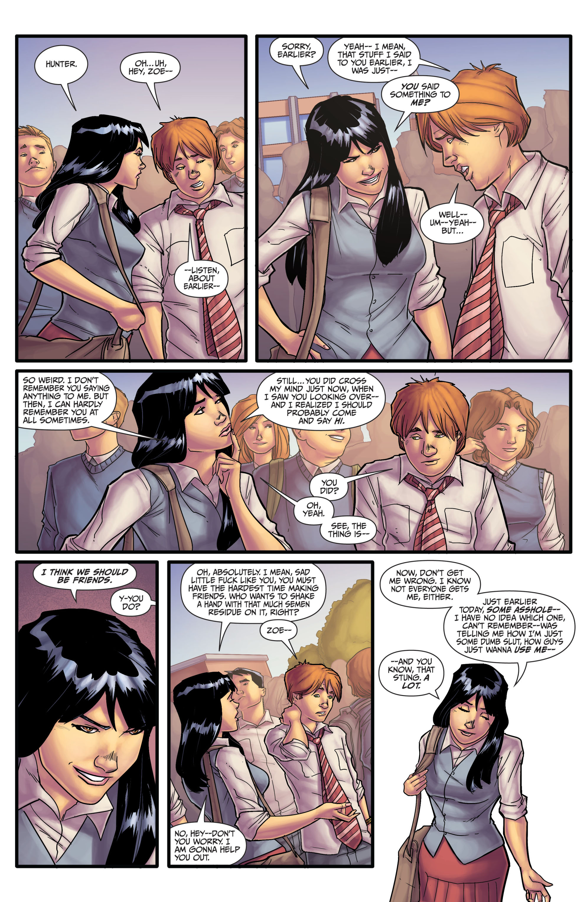 Read online Morning Glories comic -  Issue #14 - 22