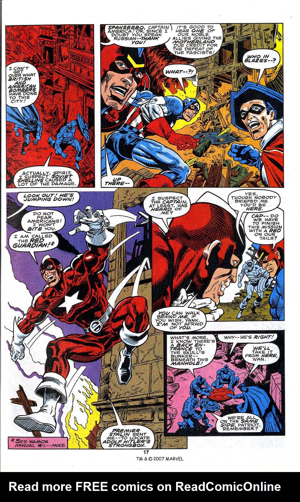 Read online Captain America (1968) comic -  Issue # _Annual 13 - 19