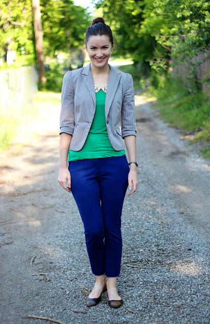 4 Ways to Wear Blue Pants | The Cream to My Coffee