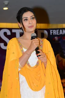 Actress Payal Rajput Stills From Disco Raja Movie Success Meet 