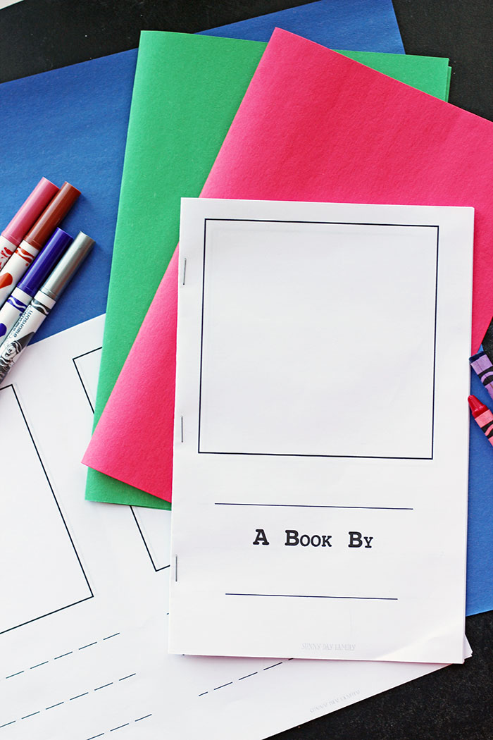 Make Your Own Book for Kids, Free Printable