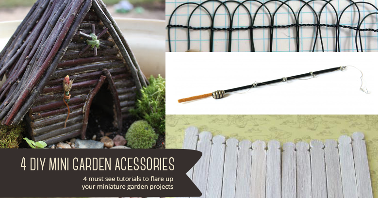 diy mini fence