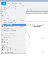 Cara membuat tulisan lengkung dengan CorelDRAW