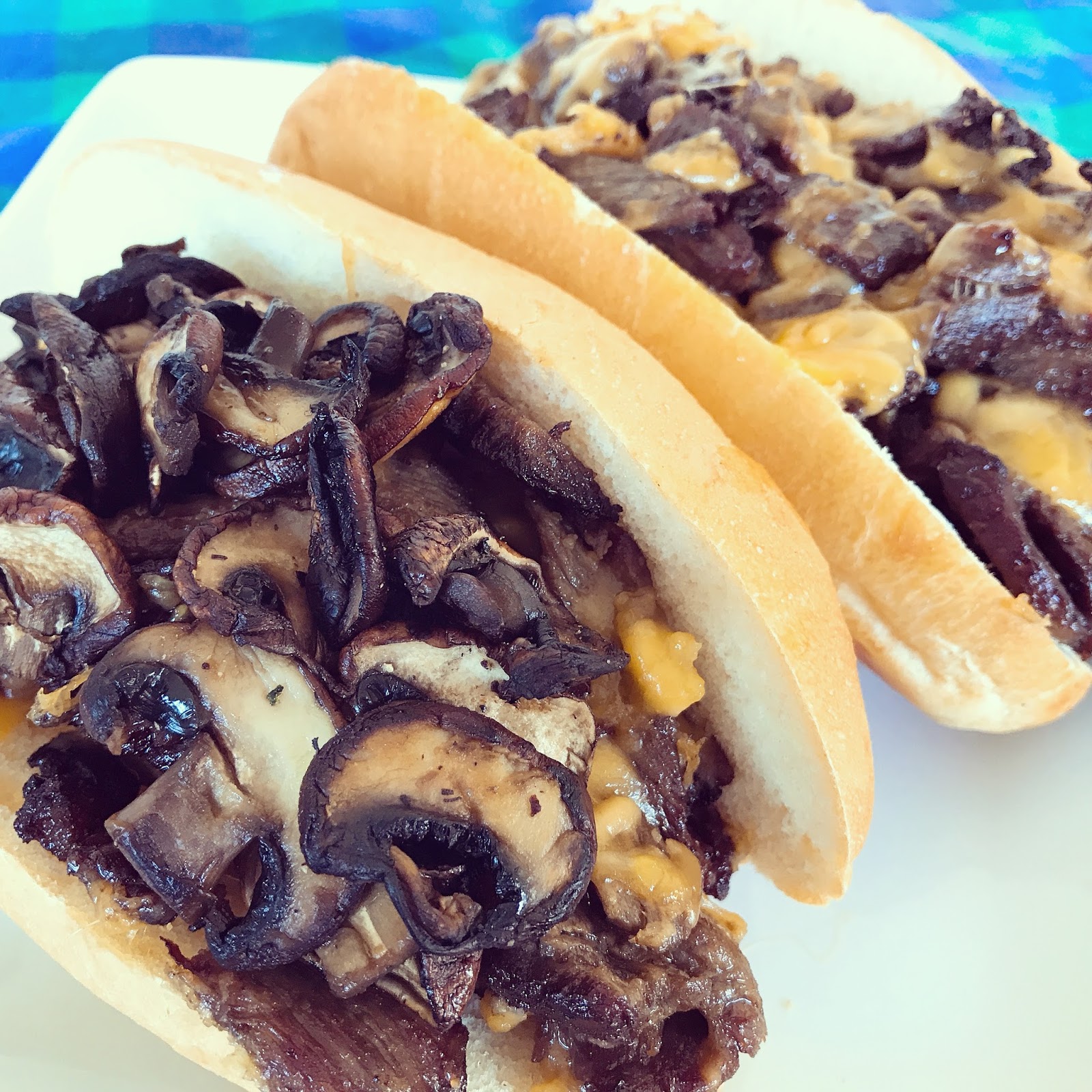 Cheesesteaks With Sauteed Wild Mushrooms